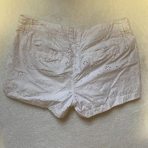 Old Navy White Eyelet Shorts